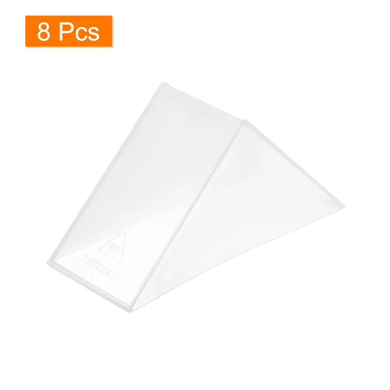 8Pcs Corner Protectors 36x95mm Plastic Right Angle Corner Guards Cushion, White
