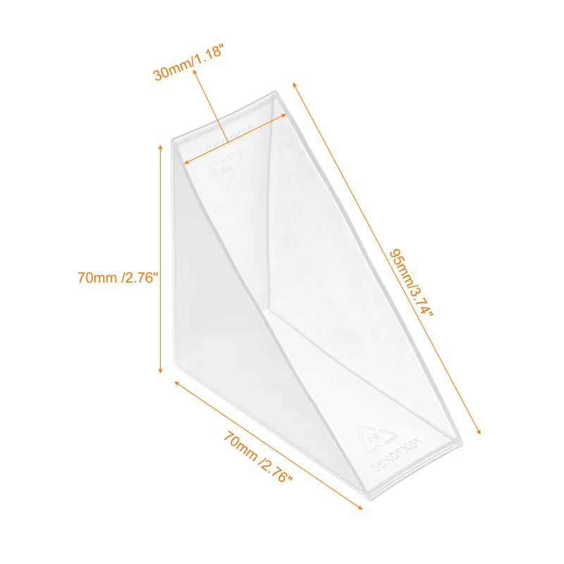 8Pcs Corner Protectors 30x95mm Plastic Right Angle Corner Guards Cushion, White