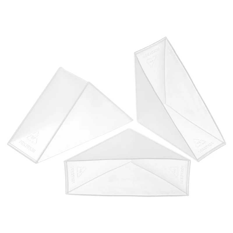 4Pcs Corner Protectors 30x95mm Plastic Right Angle Corner Guards Cushion, White