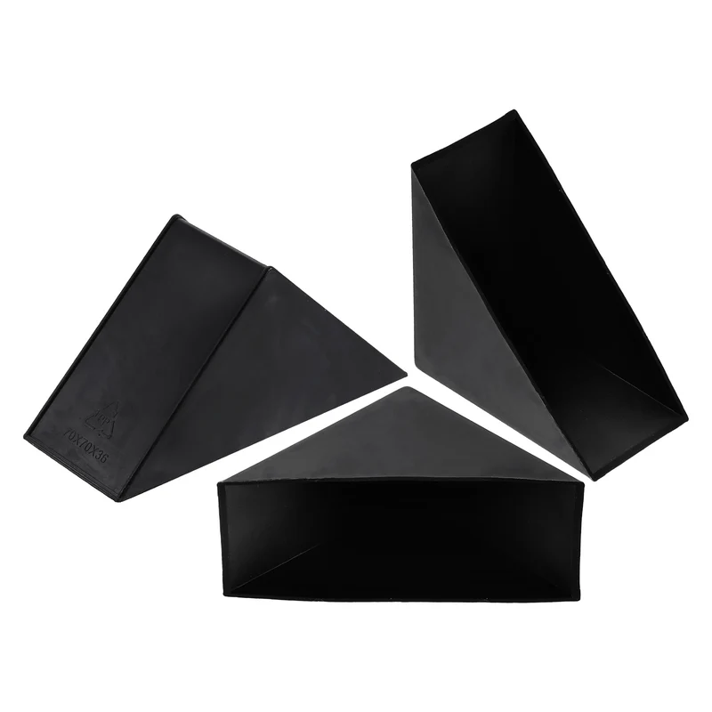 8Pcs Corner Protectors 36x95mm Plastic Right Angle Corner Guards Cushion, Black