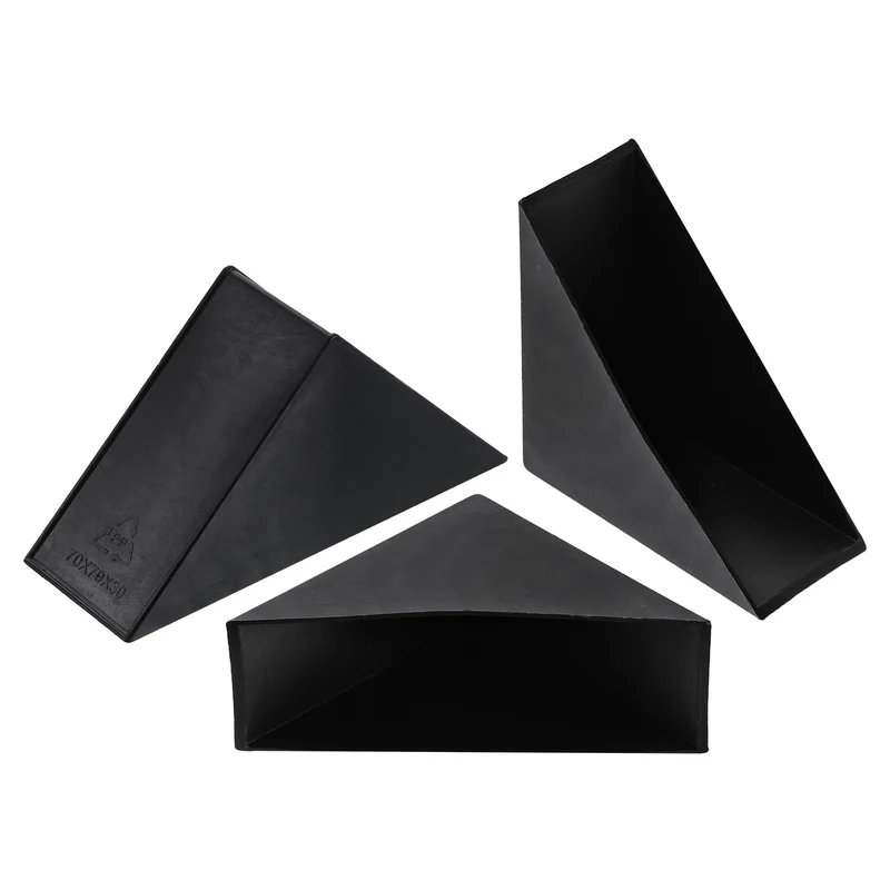 4Pcs Corner Protectors 30x95mm Plastic Right Angle Corner Guards Cushion, Black