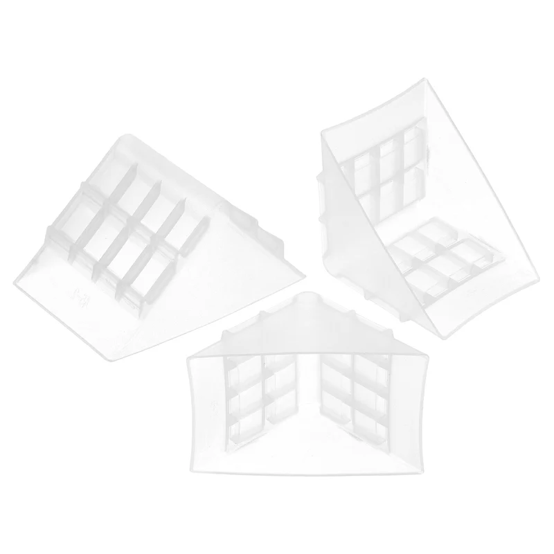 8Pcs Corner Protectors 45x75mm Plastic Right Angle Corner Guards Cushion, White