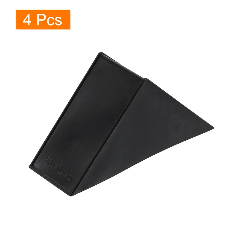 4Pcs Corner Protectors 28x83mm Plastic Right Angle Corner Guards Cushion, Black