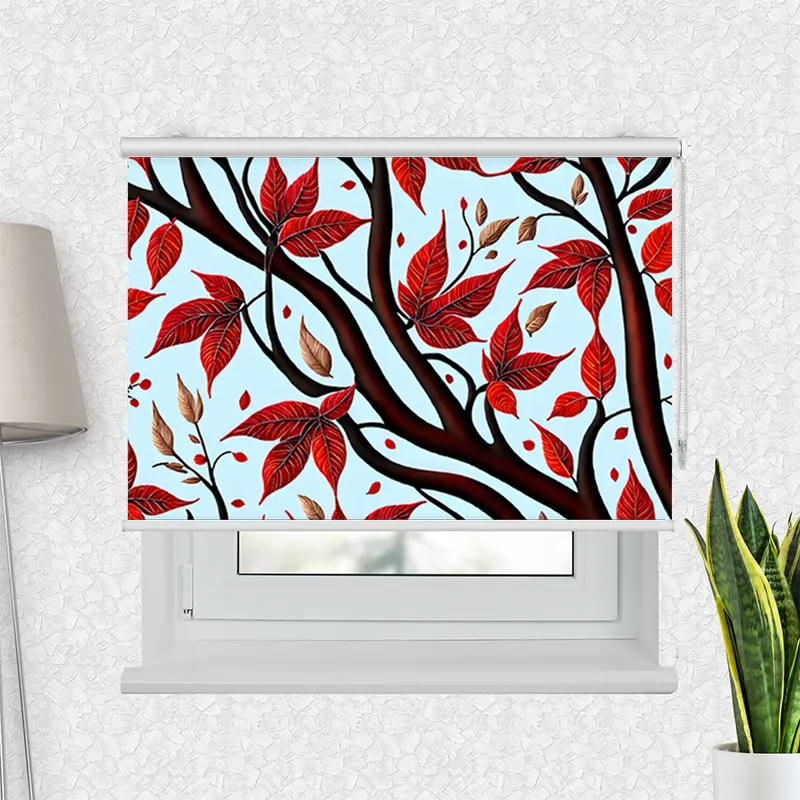 Motivrollo "Aeste Im Herbst" | Bis B 430 x H 440 cm