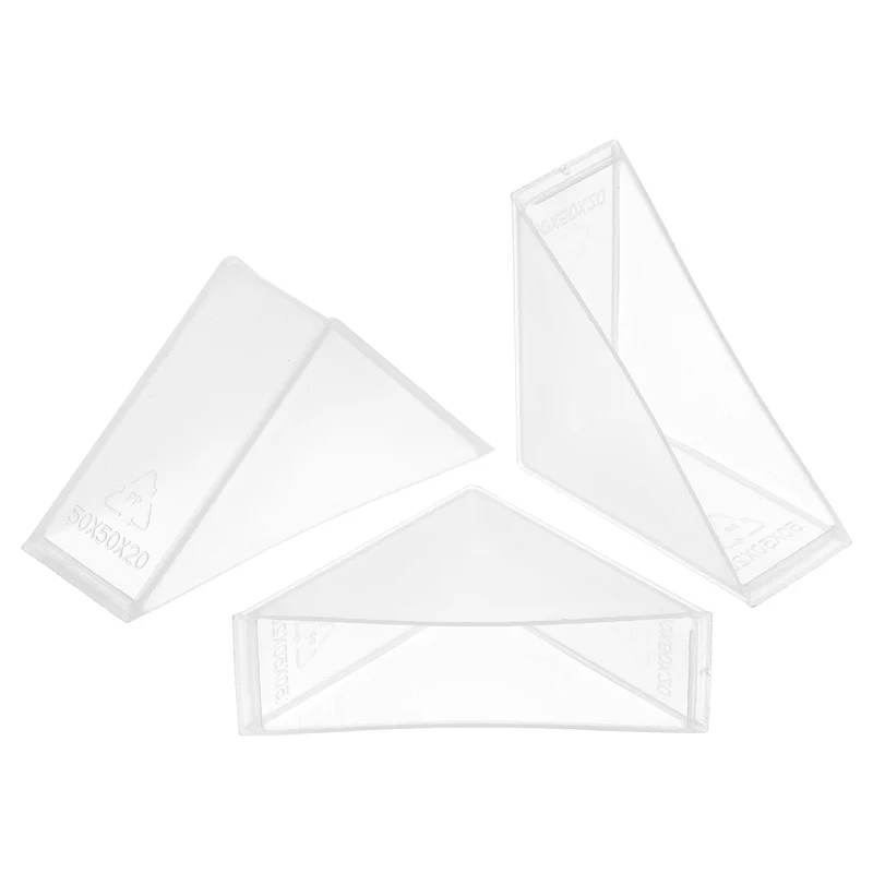 8Pcs Corner Protectors 20x70mm Plastic Right Angle Corner Guards Cushion, White
