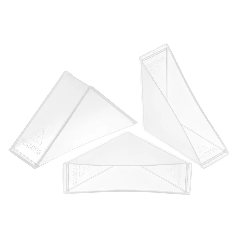 8Pcs Corner Protectors 18x70mm Plastic Right Angle Corner Guards Cushion, White