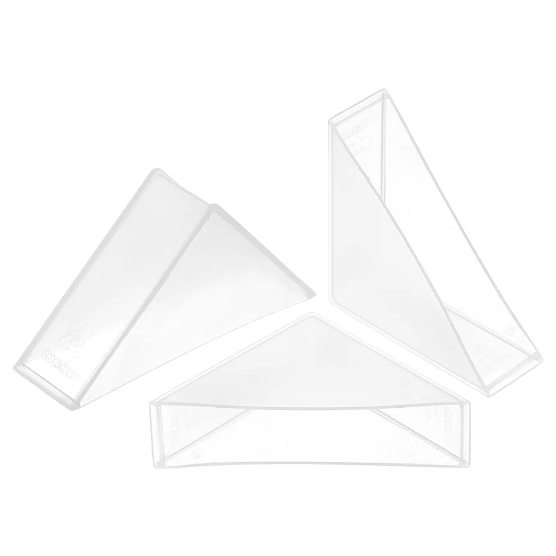 20Pcs Corner Protectors 16x70mm Plastic Right Angle Corner Guards Cushion White