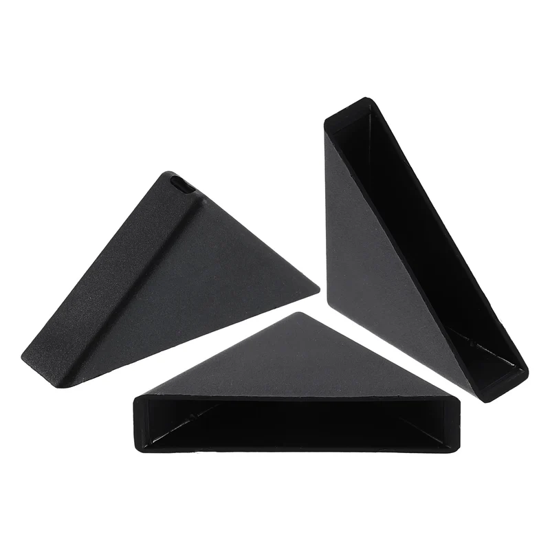 8Pcs Corner Protectors 9x50mm Plastic Right Angle Corner Guards Cushion, Black
