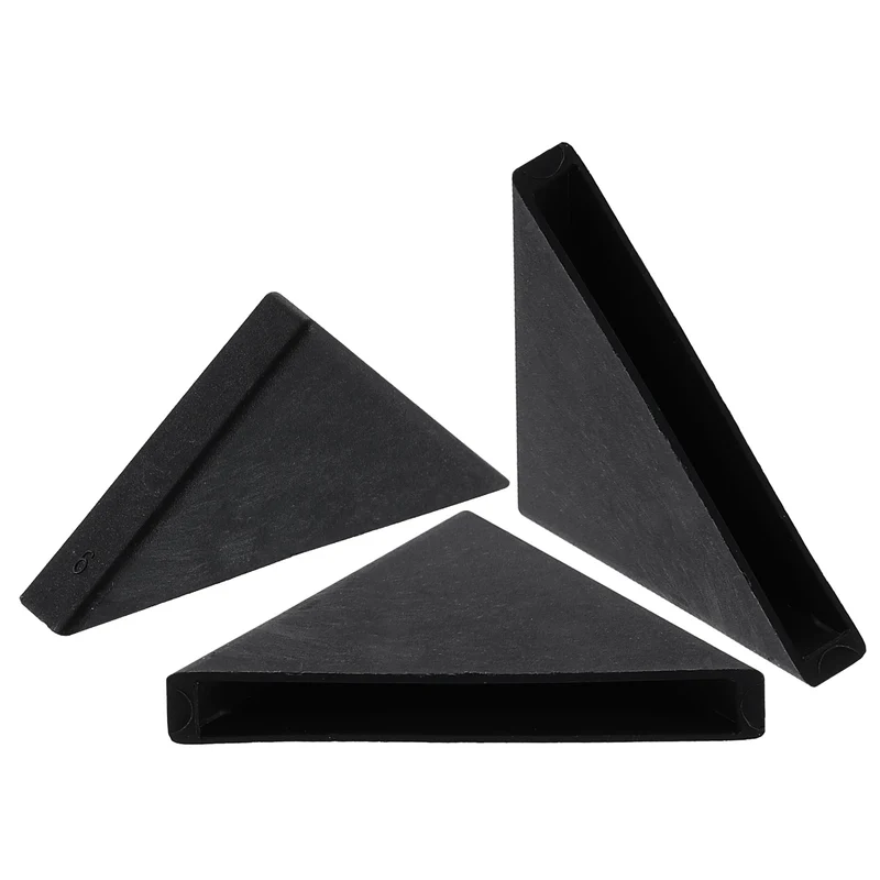 80Pcs Corner Protectors 6x50mm Plastic Right Angle Corner Guards Cushion Black