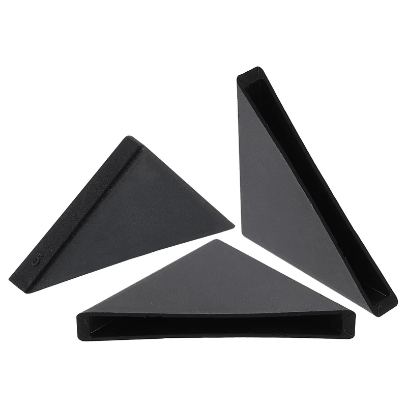 50Pcs Corner Protectors 5x50mm Plastic Right Angle Corner Guards Cushion Black