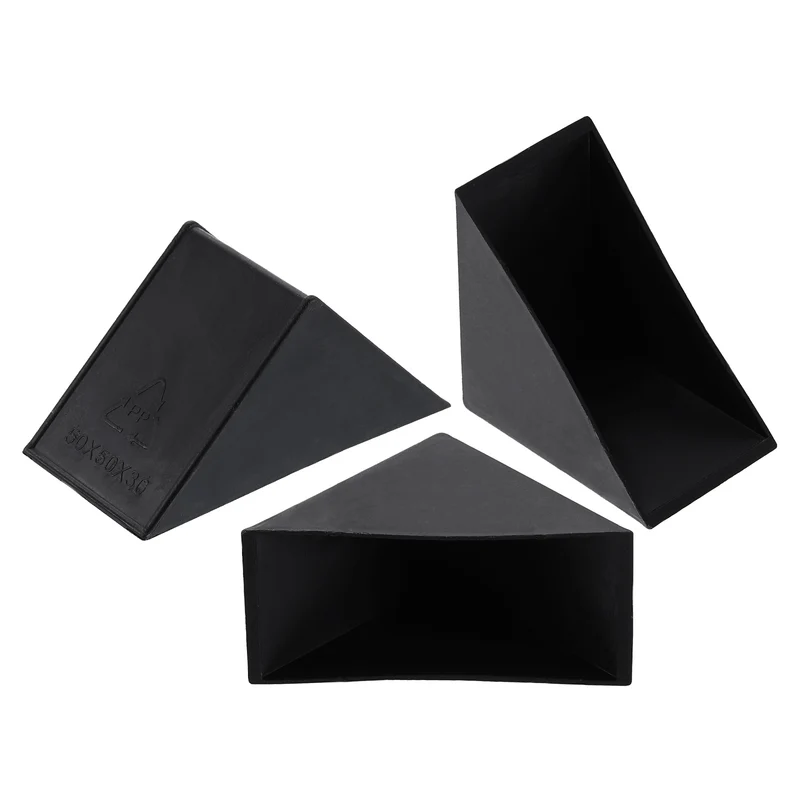 8Pcs Corner Protectors 30x67mm Plastic Right Angle Corner Guards Cushion, Black