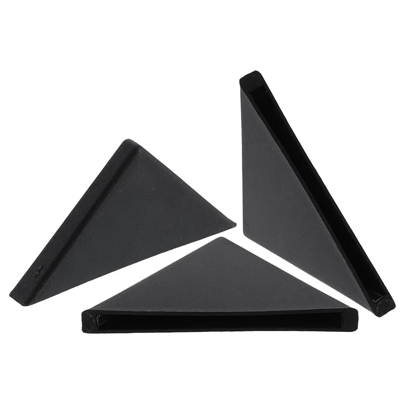 50Pcs Corner Protectors 4x50mm Plastic Right Angle Corner Guards Cushion, Black