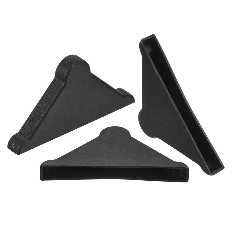 50Pcs Corner Protectors 5x50mm Plastic Triangle Corner Guards Cushion, Black
