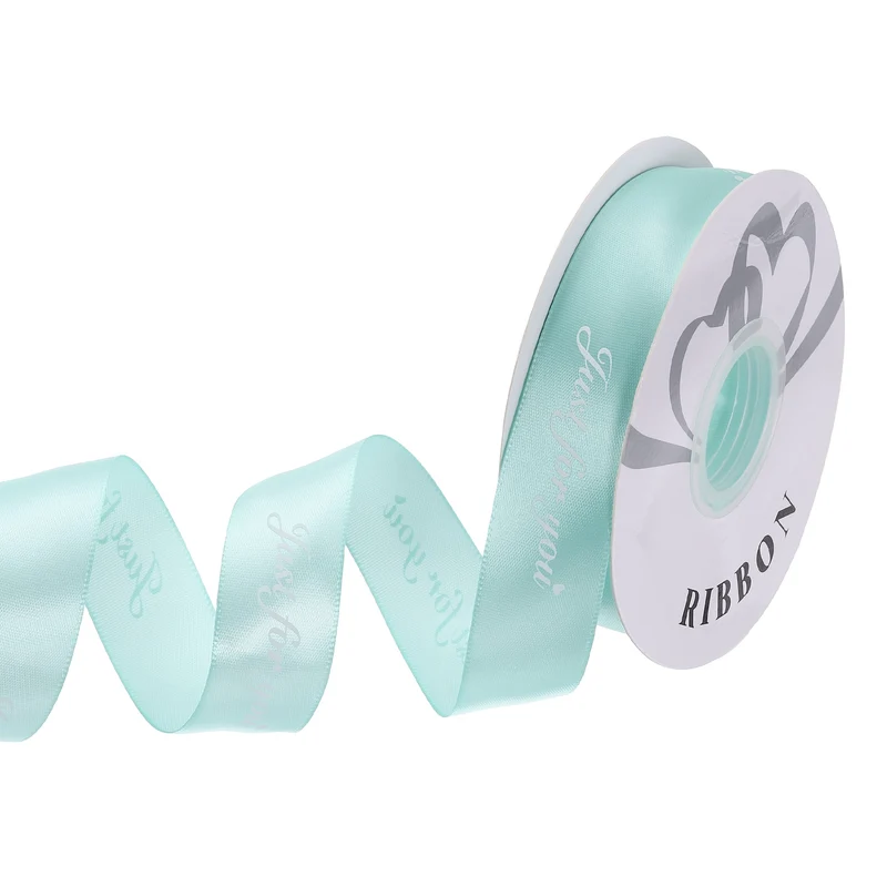 1Inch 32Yard Wide Satin Ribbon Grosgrain Valentine Wedding Ribbon, Blue