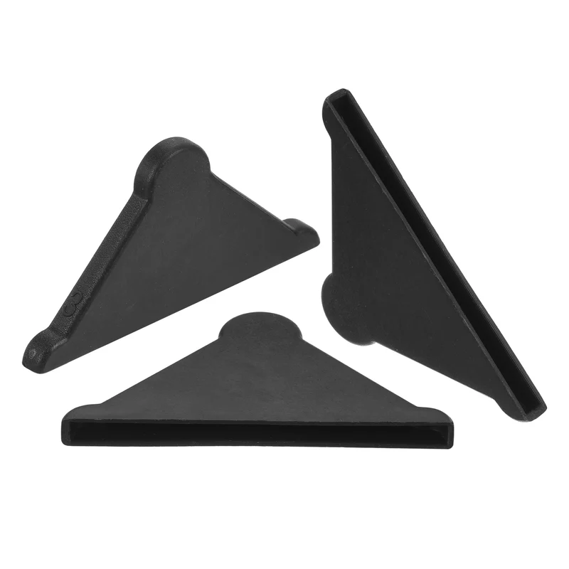 20Pcs Corner Protectors 3x50mm Plastic Triangle Corner Guards Cushion, Black