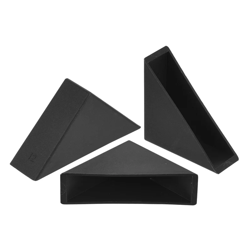 20Pcs Corner Protectors 12x50mm Plastic Right Angle Corner Guards Cushion, Black