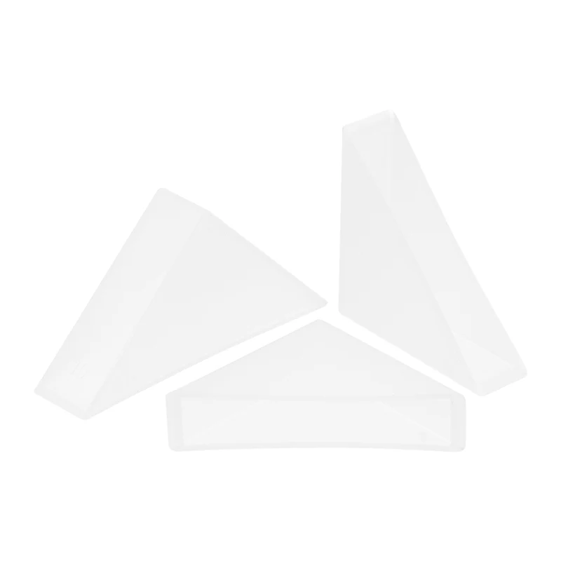 50Pcs Corner Protectors 10x50mm Plastic Right Angle Corner Guards Cushion, White