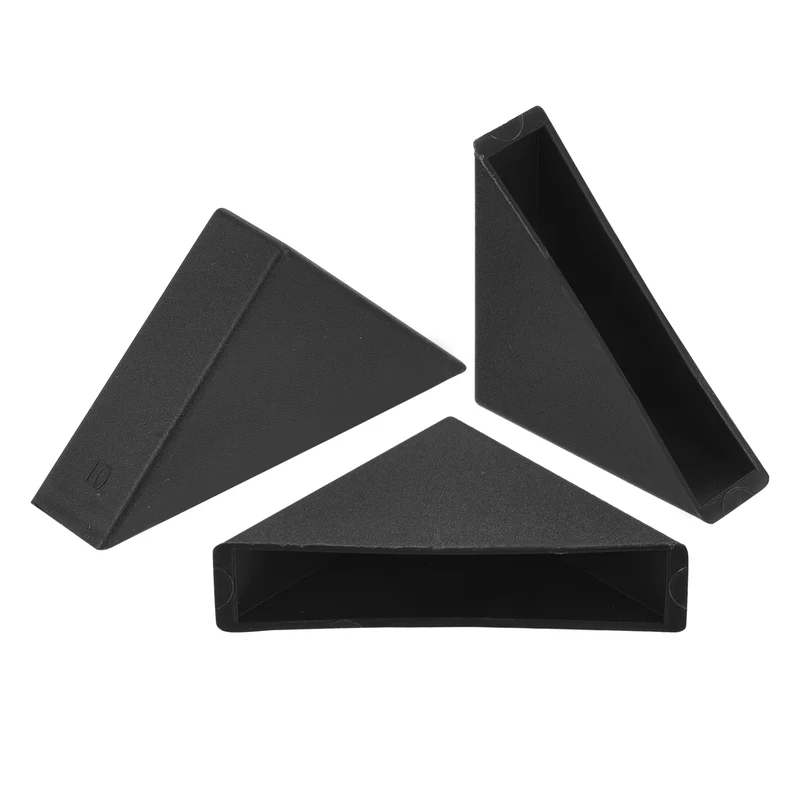 50Pcs Corner Protectors 10x50mm Plastic Right Angle Corner Guards Cushion Black