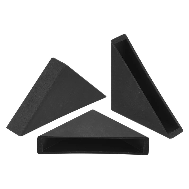 20Pcs Corner Protectors 8x50mm Plastic Right Angle Corner Guards Cushion Black