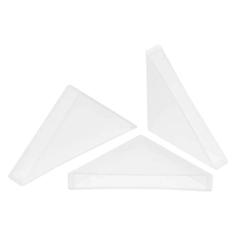 20Pcs Corner Protectors 6x50mm Plastic Right Angle Corner Guards Cushion, White