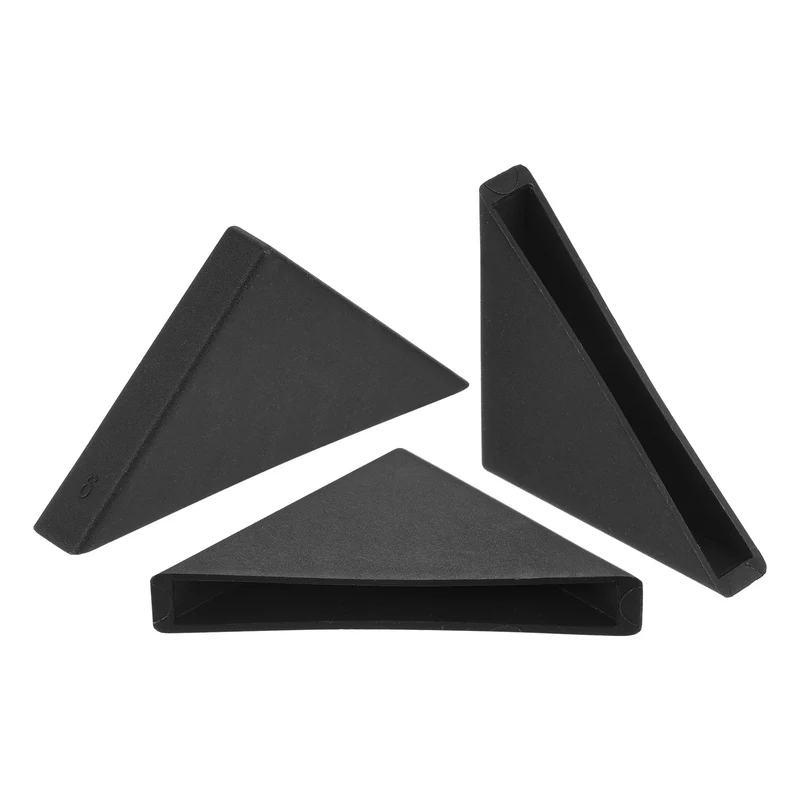 20Pcs Corner Protectors 6x50mm Plastic Right Angle Corner Guards Cushion Black