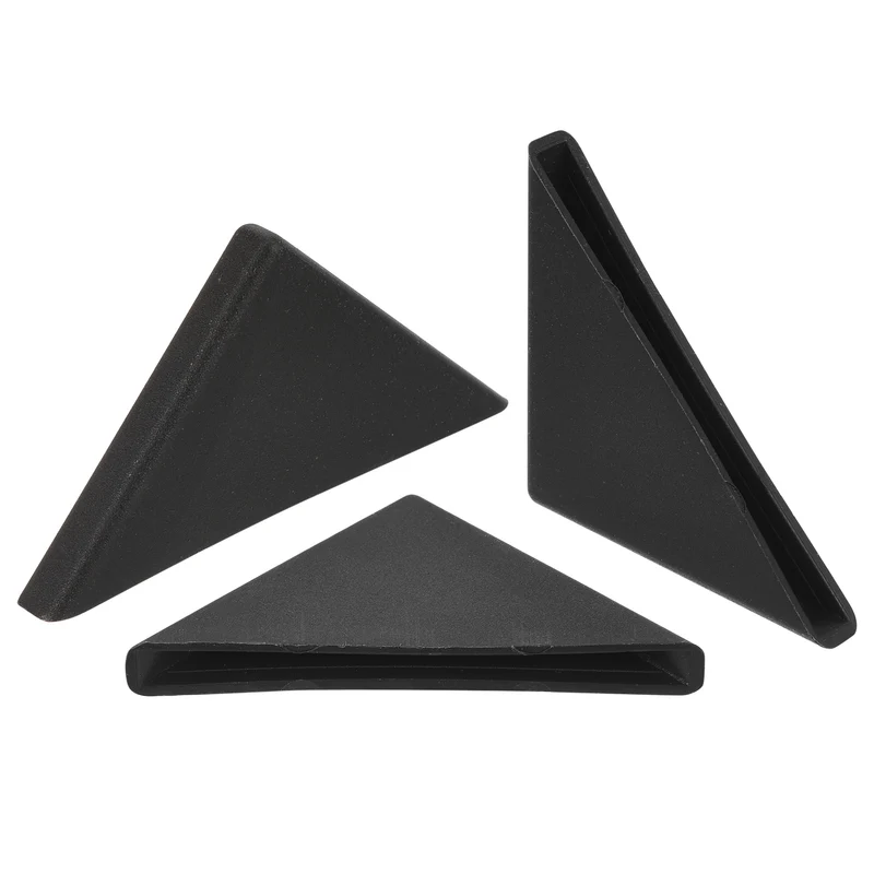 50Pcs Corner Protectors 3x50mm Plastic Right Angle Corner Guards Cushion, Black