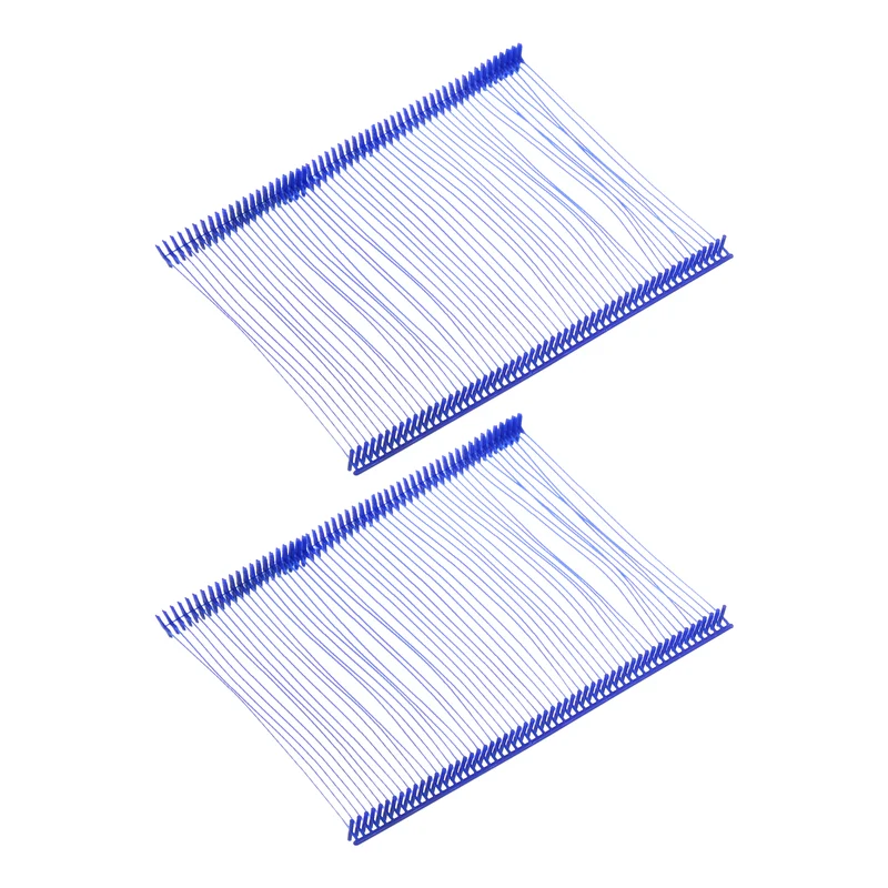 2000pcs 75mm Tagging Fasteners Clothing Tag Barbs Attachments Price Tags Blue