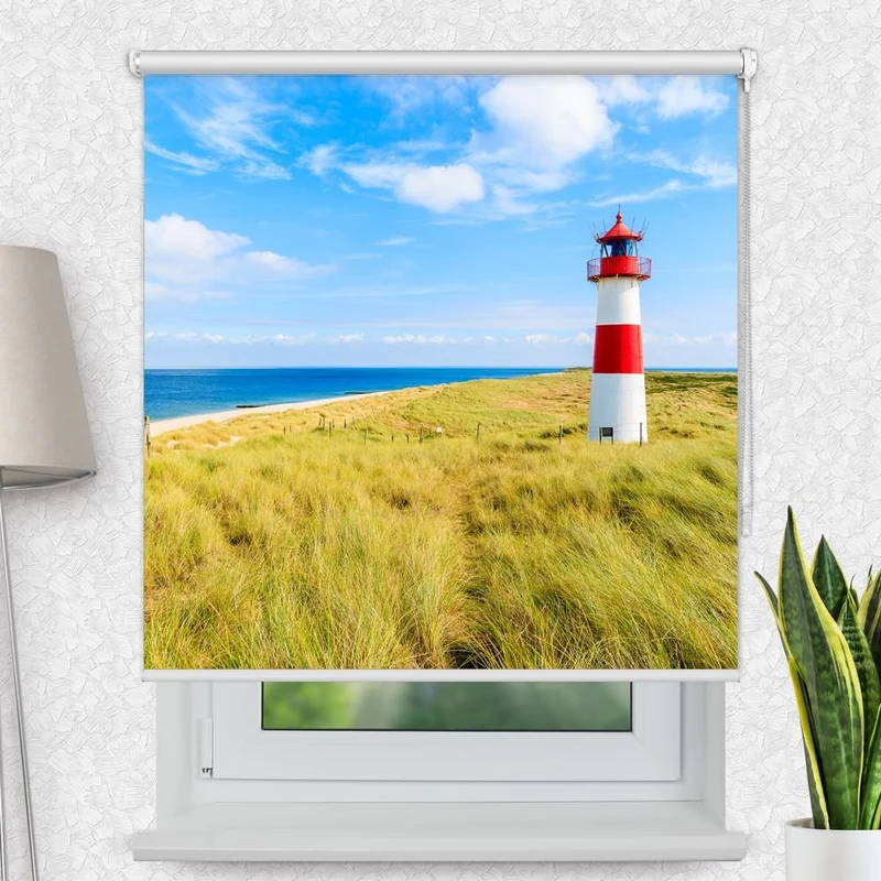 Motivrollo 'Leuchtturm Duene' | Bis B 430 x H 440 cm