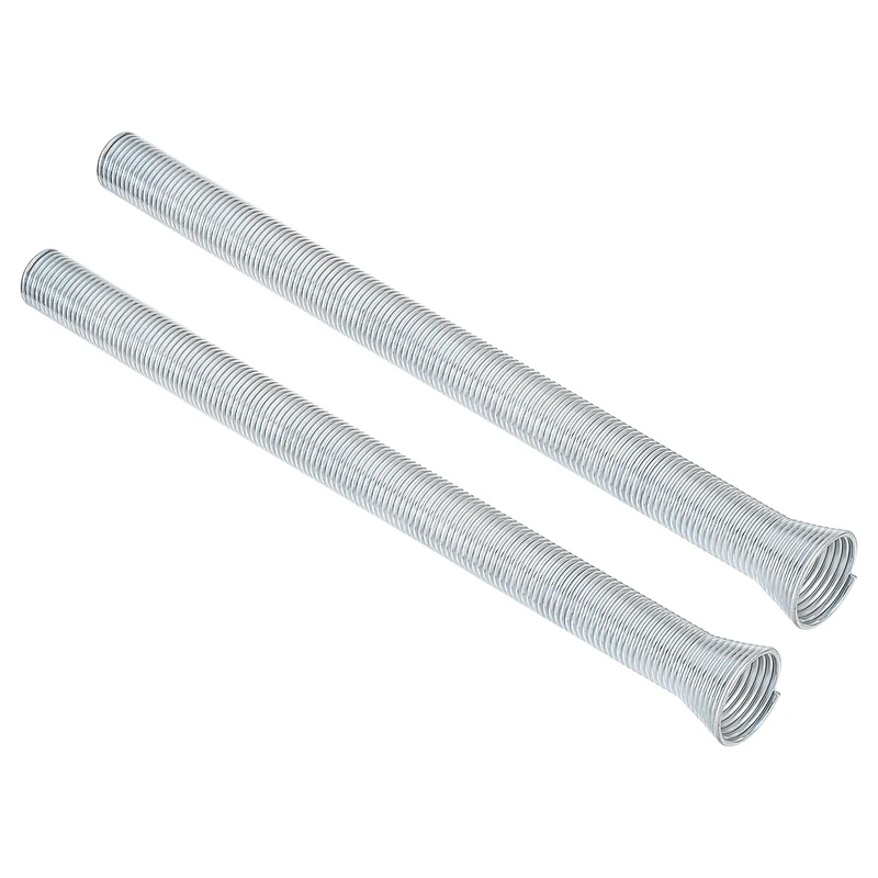 2Pcs 13.78"x0.76'' Spring Tube Bender for Copper Tubing O.D. 3/4'', Silver