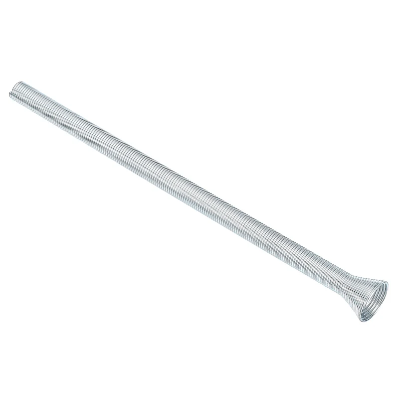 13.78"x0.51'' Spring Tube Bender for Copper Tubing O.D. 1/2'', Silver