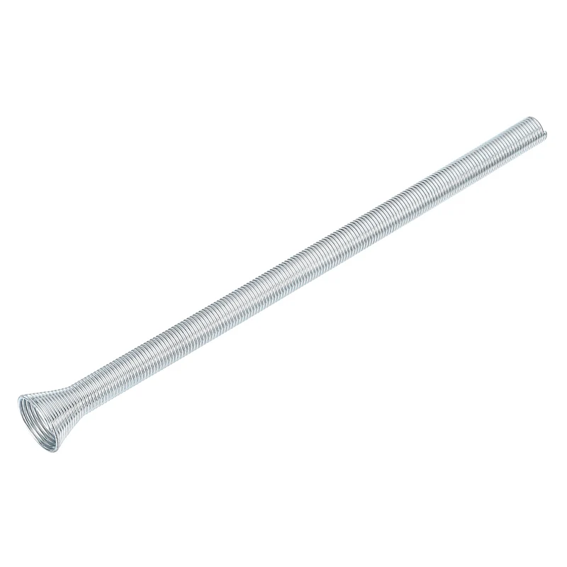 13.78"x0.51'' Spring Tube Bender for Copper Tubing O.D. 1/2'', Silver