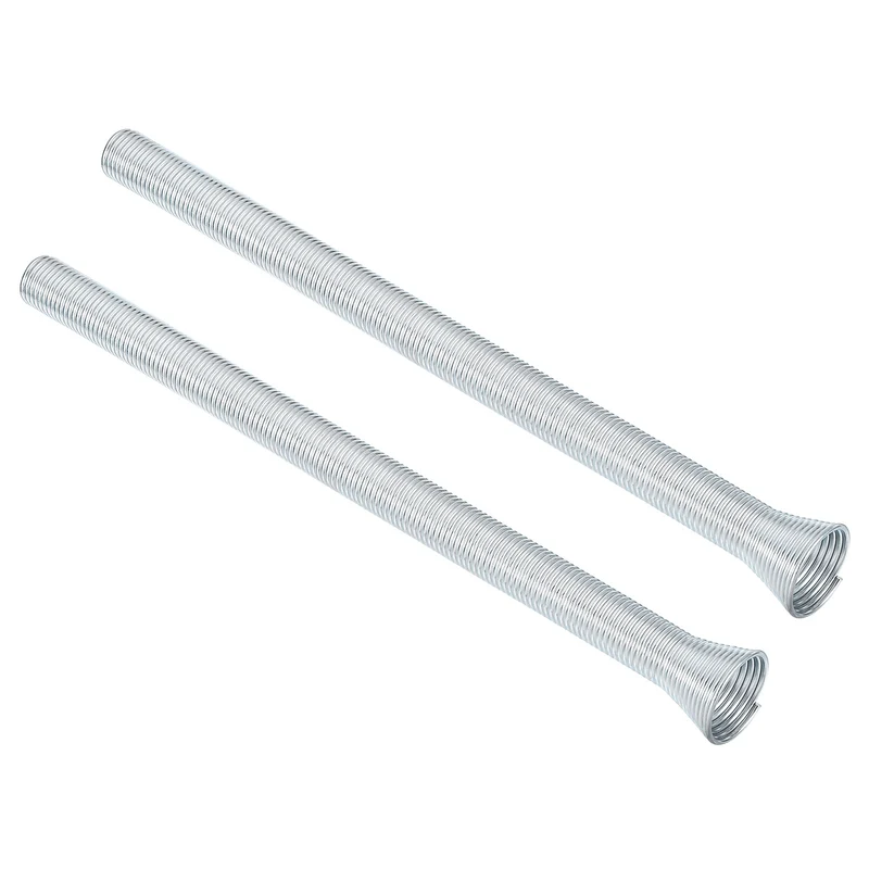2Pcs 13.78"x0.65'' Spring Tube Bender for Copper Tubing O.D. 5/8'', Silver