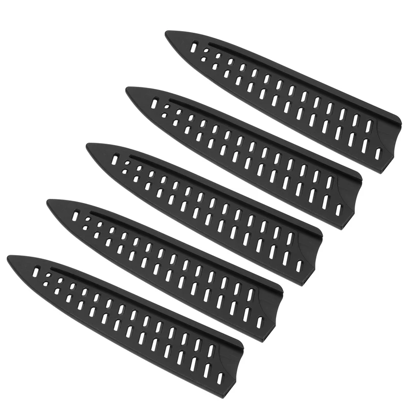 5pcs PP Safety Knife Cover Sleeves Guard Blade Protector for 8" Chef Knife