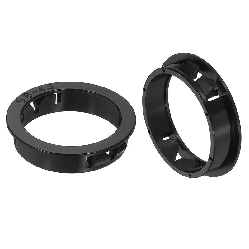 20Pcs 44mm Cable Snap Bushing Grommet Protector, Round Bushing Grommet, Black