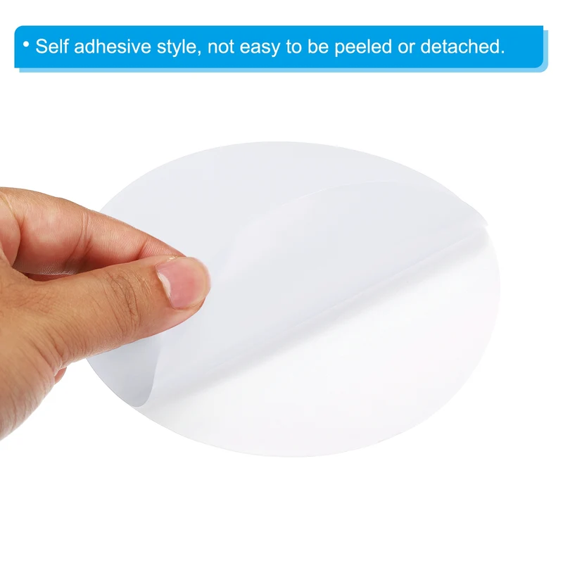 12pcs 11.4" Round Floor Sticker Spot Marker Adhesive Vinyl Line Up Sign White