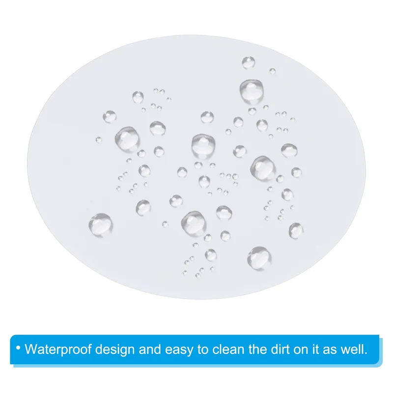 12pcs 11.4" Round Floor Sticker Spot Marker Adhesive Vinyl Line Up Sign White