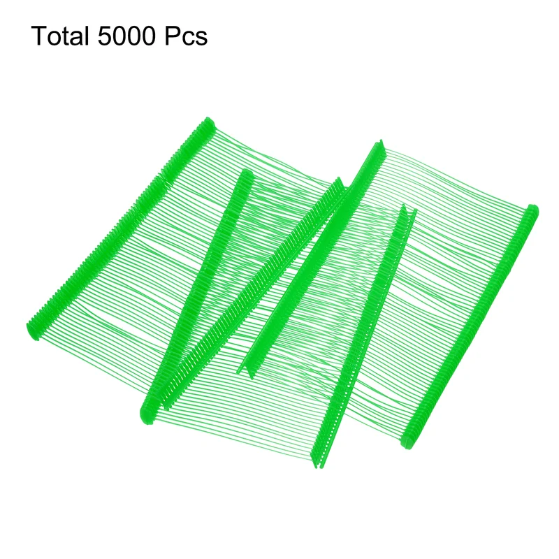 5000pcs 2" Micro Tagging Gun Fasteners, Tagging Barbs Attachment, Green