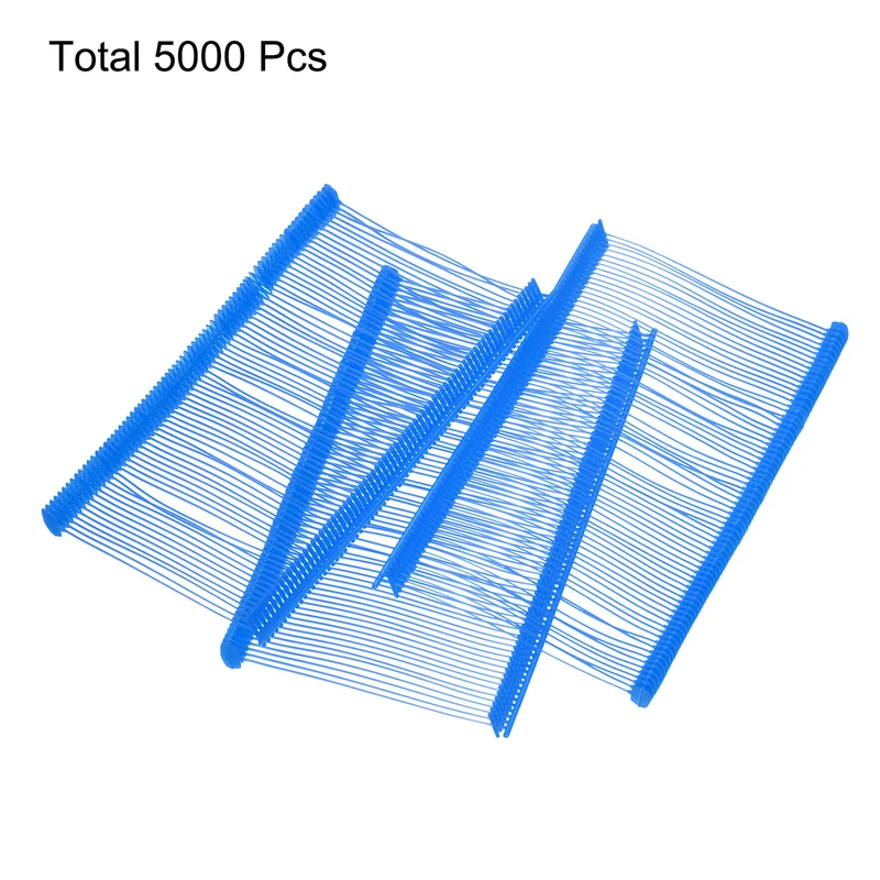 5000pcs 2" Micro Tagging Gun Fasteners, Tagging Barbs Attachment, Blue
