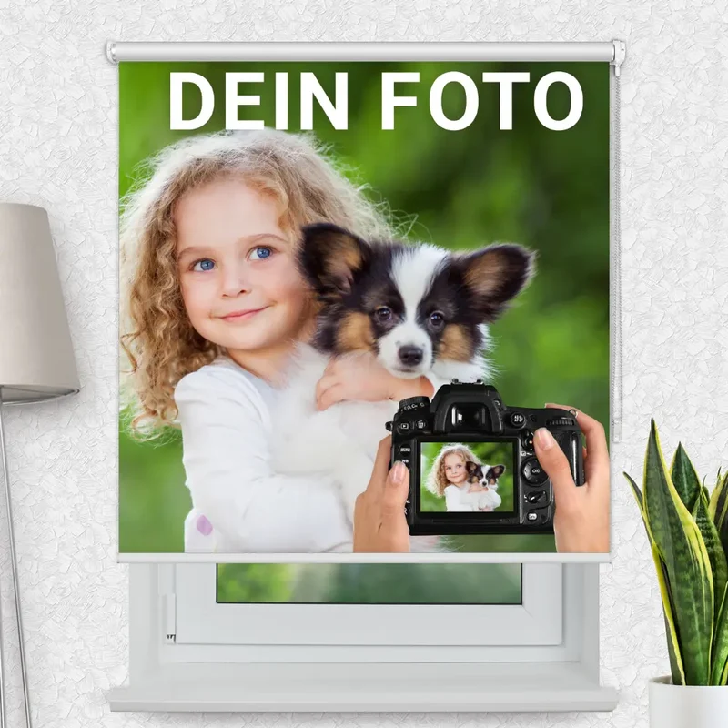 Stoffmuster Motivrollo