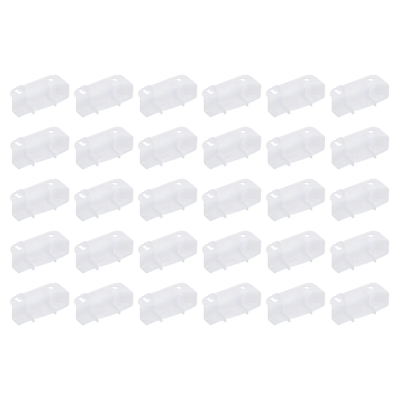 Ceiling Lamps Clips, 30 Pack Mounting Bracket Holder LED Ceiling Lamp Shade Fixed Clips Rotate Buckle Light Fixture Accessories, Clear