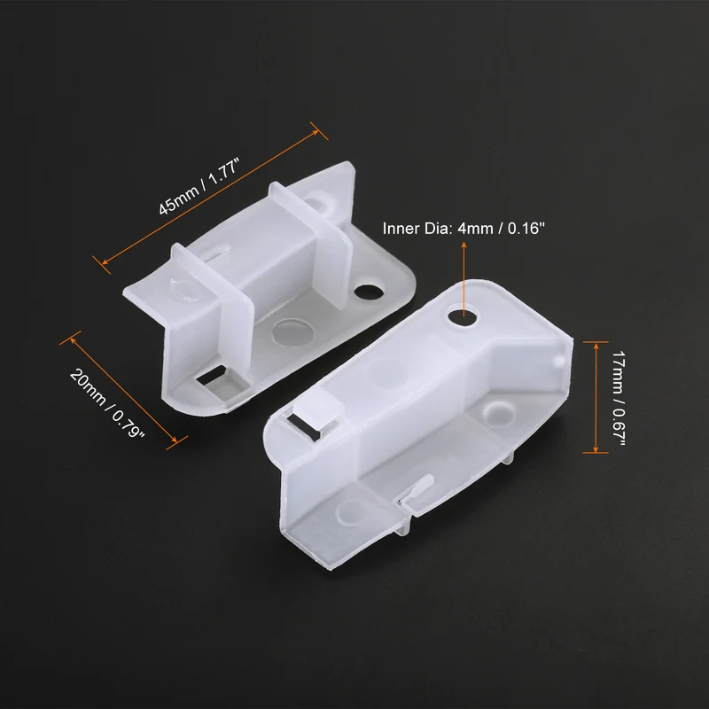 Ceiling Lamps Clips, 30 Pack Mounting Bracket Holder LED Ceiling Lamp Shade Fixed Clips Rotate Buckle Light Fixture Accessories, Clear