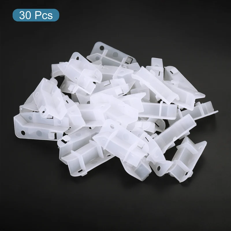 Ceiling Lamps Clips, 30 Pack Mounting Bracket Holder LED Ceiling Lamp Shade Fixed Clips Rotate Buckle Light Fixture Accessories, Clear