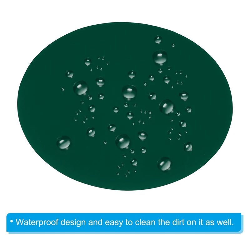 30pcs 6" Round Floor Sticker Spot Marker Adhesive Vinyl Line Up Sign Dark Green