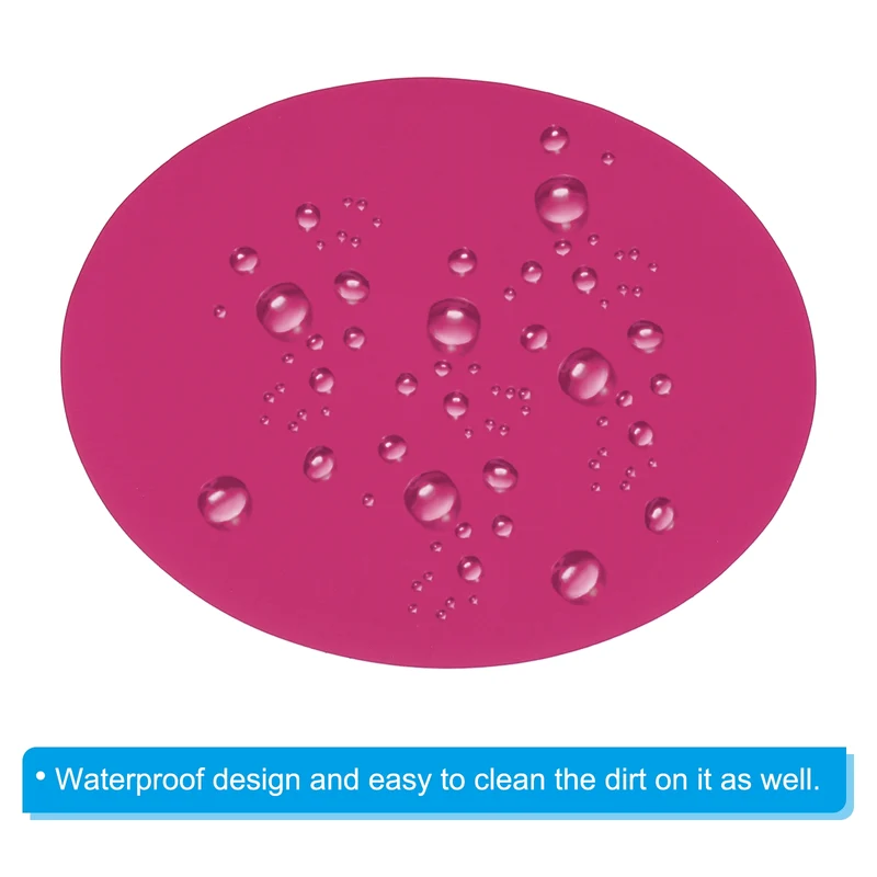 30pcs 6" Round Floor Sticker Spot Marker Adhesive Vinyl Line Up Sign Rose Red