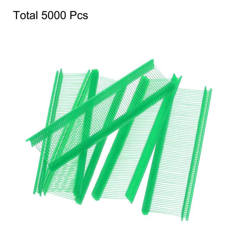 5000pcs 0.8" Micro Tagging Gun Fasteners, Tagging Barbs Attachment, Green