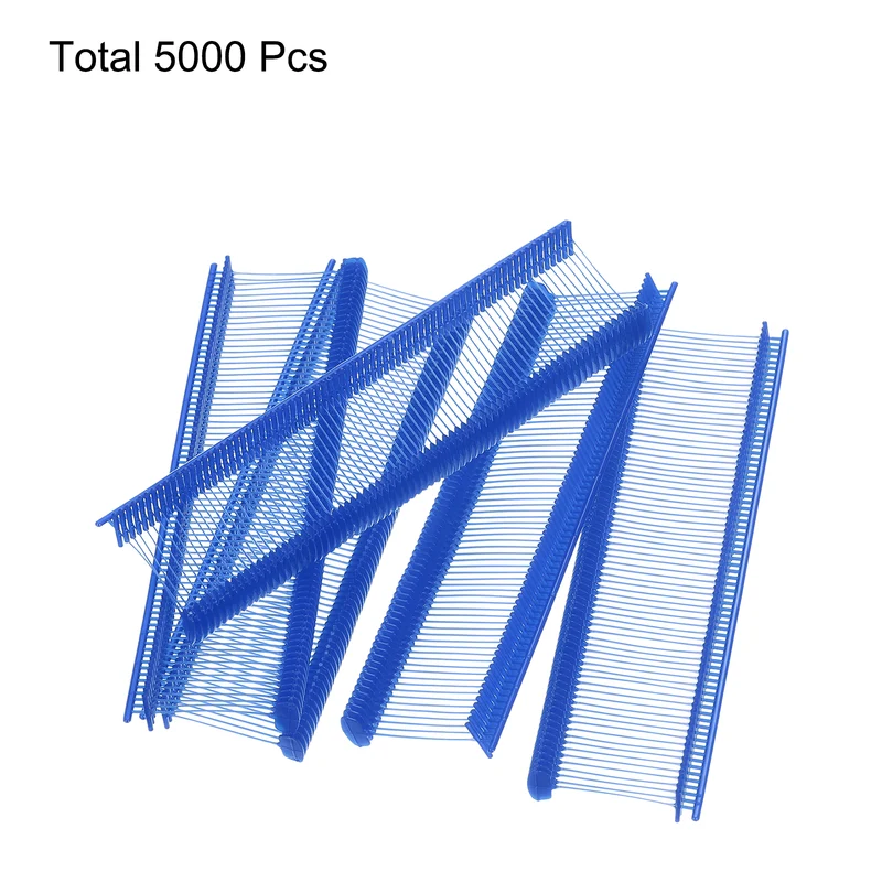 5000pcs 0.8" Micro Tagging Gun Fasteners, Tagging Barbs Attachment, Blue