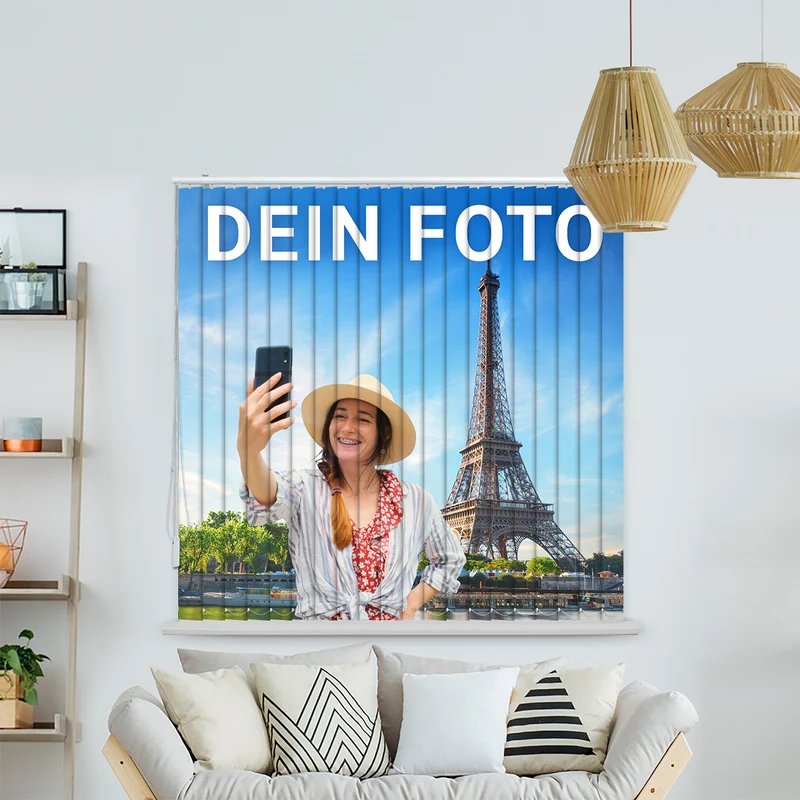 Foto-Lamellenvorhang - Foto hochladen