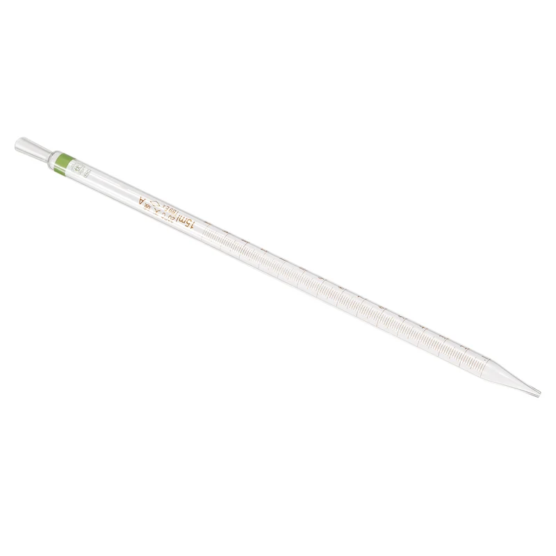 Graduated Dropper Pipettes 15ml Borosilicate Glass Pipette Clear