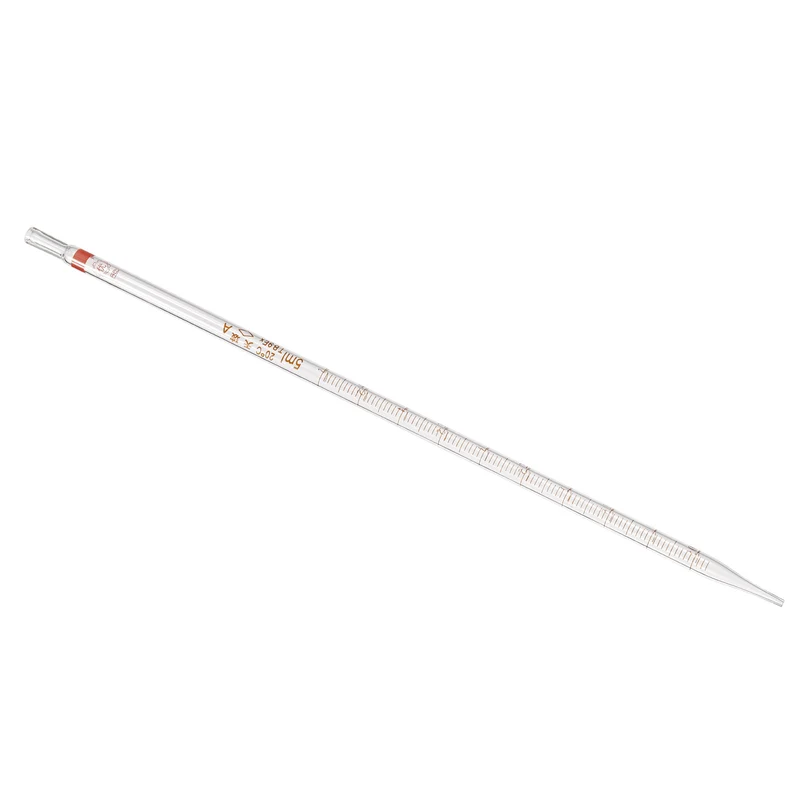 Graduated Dropper Pipettes 5ml Borosilicate Glass Pipette Clear