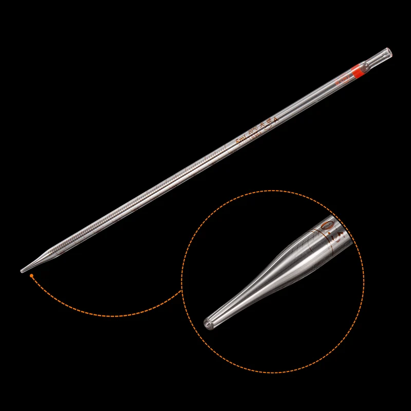 Graduated Dropper Pipettes 5ml Borosilicate Glass Pipette Clear